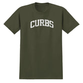 Real - Curbs Tee (Military Green/White)